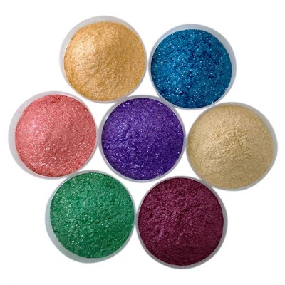 scaglie di mica colorate